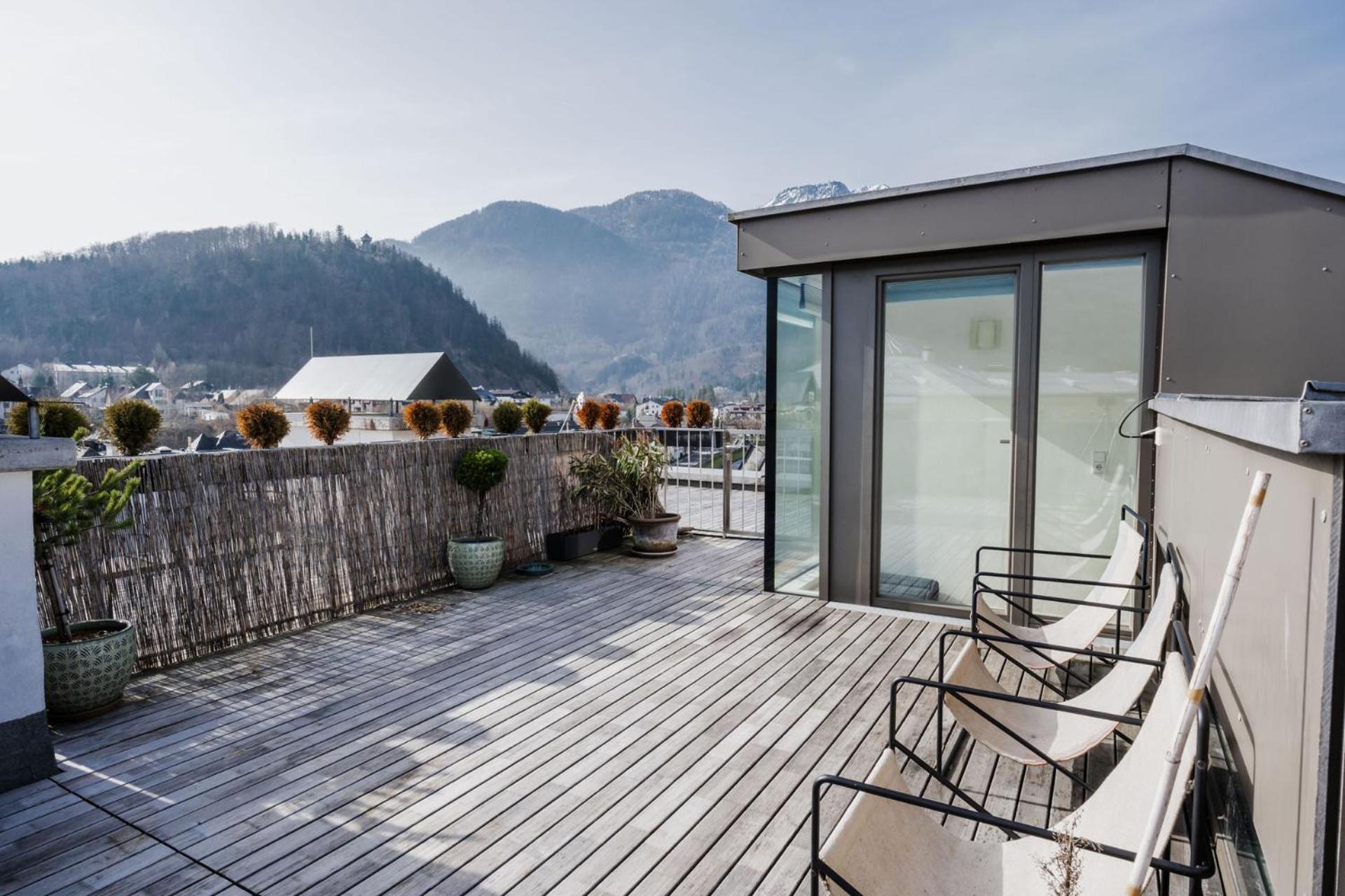 Apartament Luxus Penthouse Mit Panoramablick Bad Ischl Zewnętrze zdjęcie